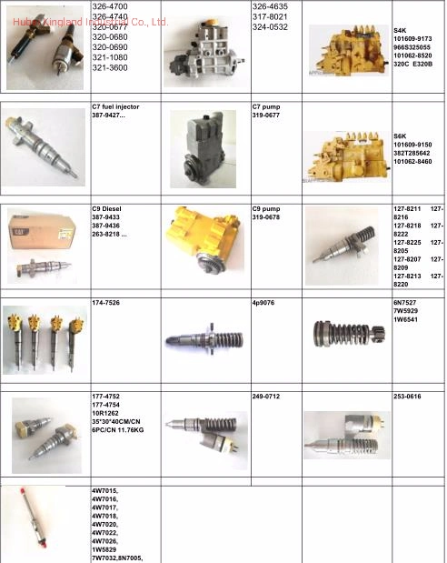 Auto Parts Diesel Engine 3306 3406 C6.4 C7 C9 C12 C13 C15 C18 Repair Overhaul Kit for Caterpillar /Cat