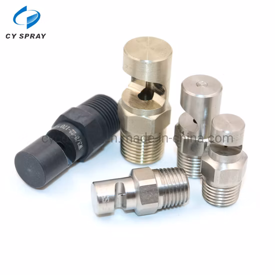 Wide Angle Flat Fan Water Jet Spray Nozzle Plastic Floodjet Nozzle